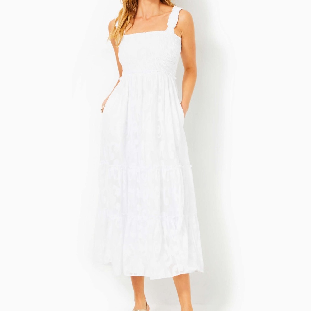 Lilly Pulitzer Hadley white dress xxs